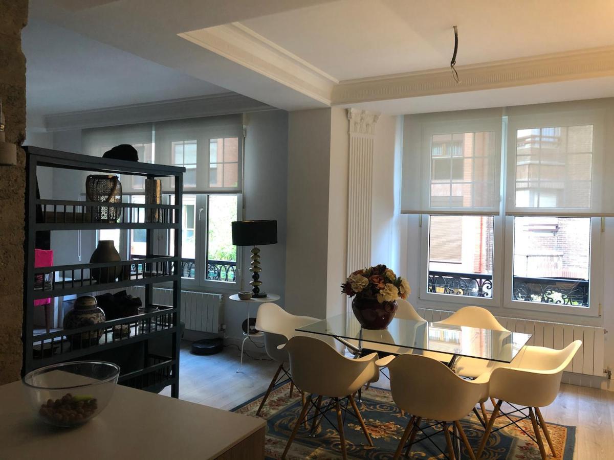 110 M2 Central Apartment In Abando Close To Guggenheim With Parking Bilbao Dış mekan fotoğraf