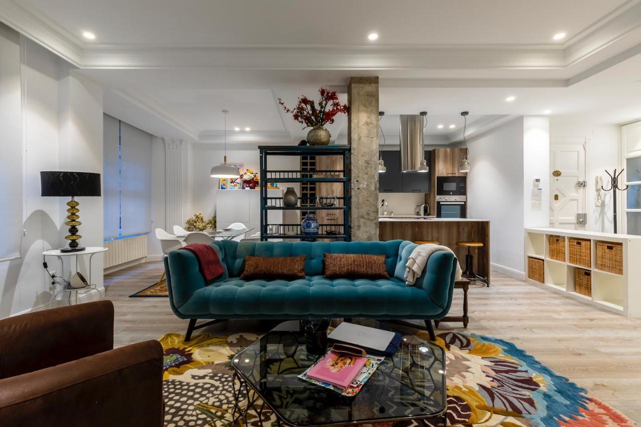 110 M2 Central Apartment In Abando Close To Guggenheim With Parking Bilbao Dış mekan fotoğraf